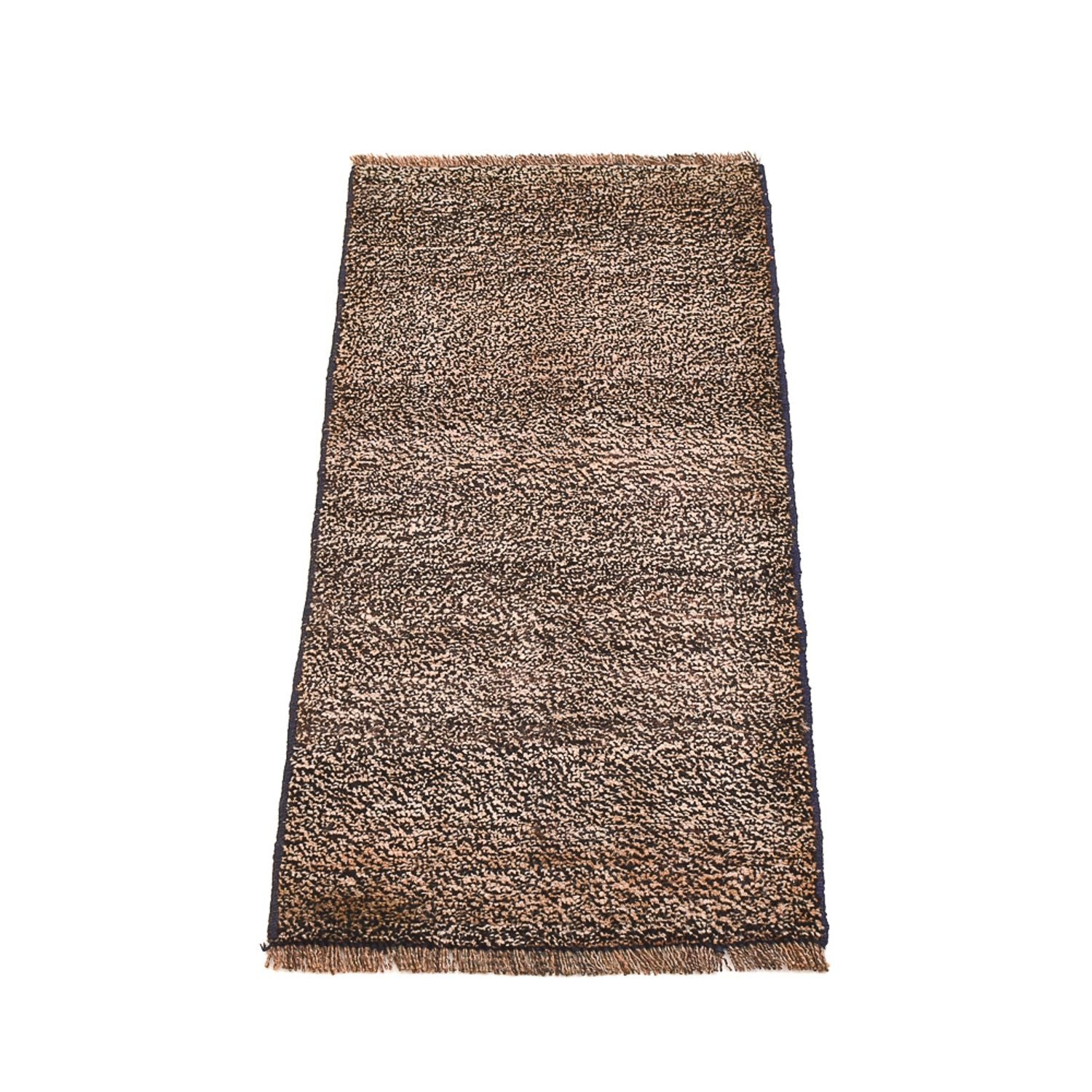 Persisk tæppe - Nomadisk firkantet  - 80 x 37 cm - mørk beige