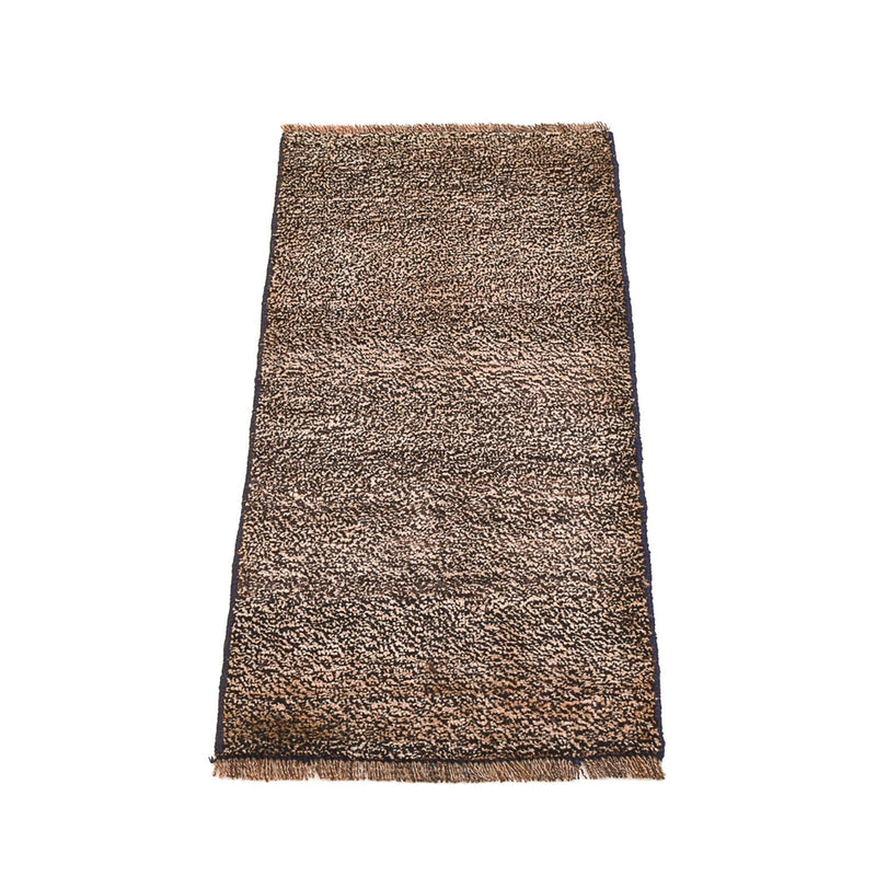 Persisk tæppe - Nomadisk firkantet  - 80 x 37 cm - mørk beige