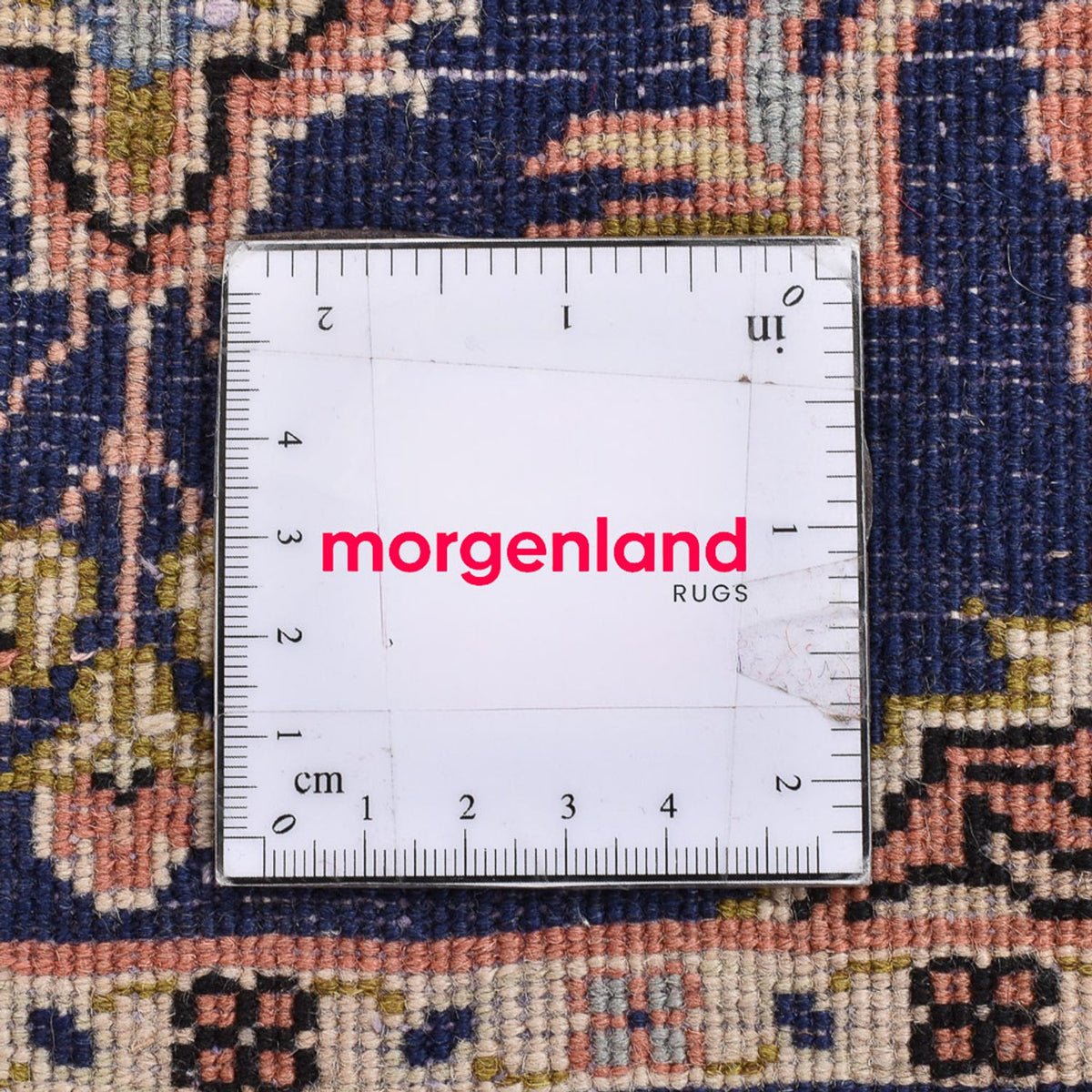 Persisk tæppe - Nomadisk - 87 x 65 cm - mørkeblå