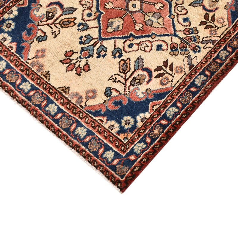 Persisk tæppe - Nomadisk - 75 x 58 cm - beige