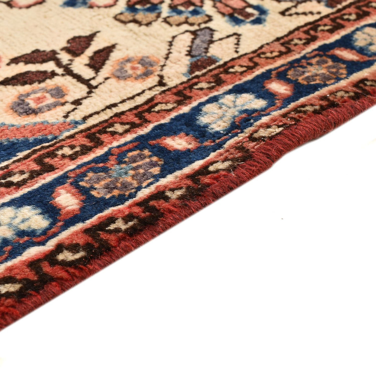 Persisk tæppe - Nomadisk - 75 x 58 cm - beige