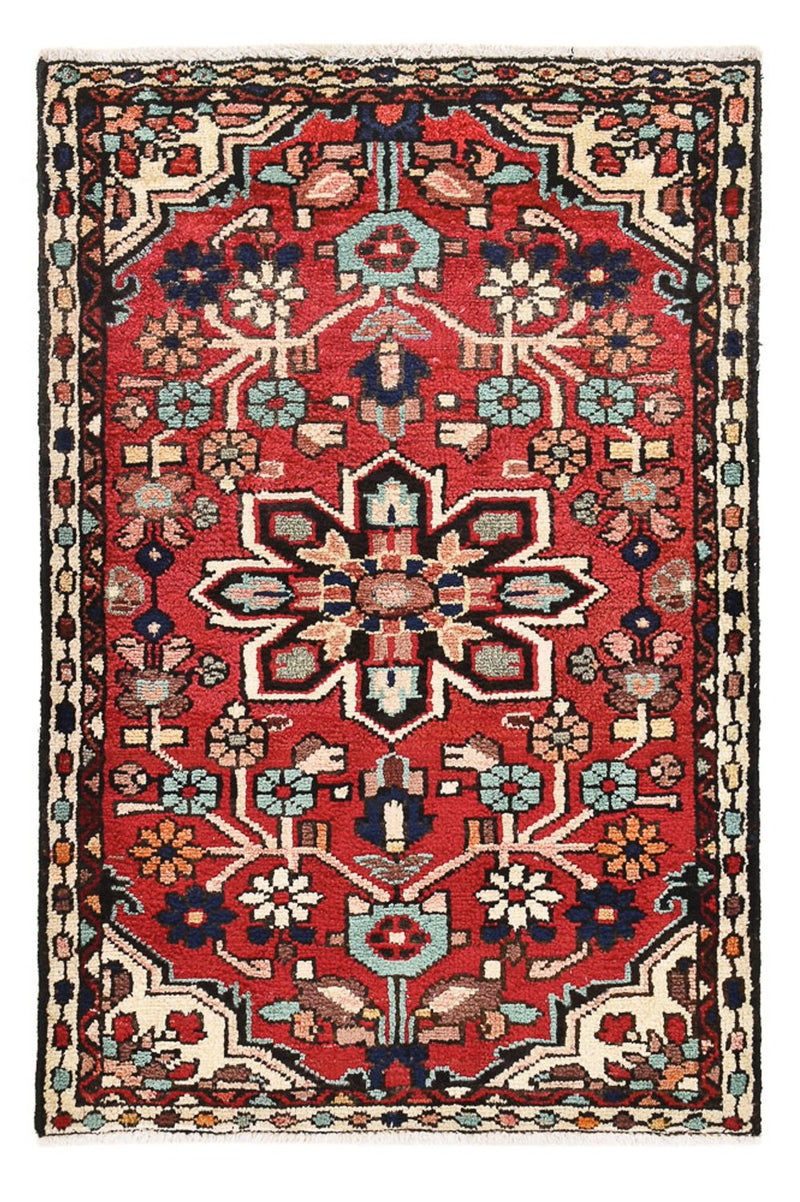 Persisk tæppe - Nomadisk - 92 x 60 cm - rød