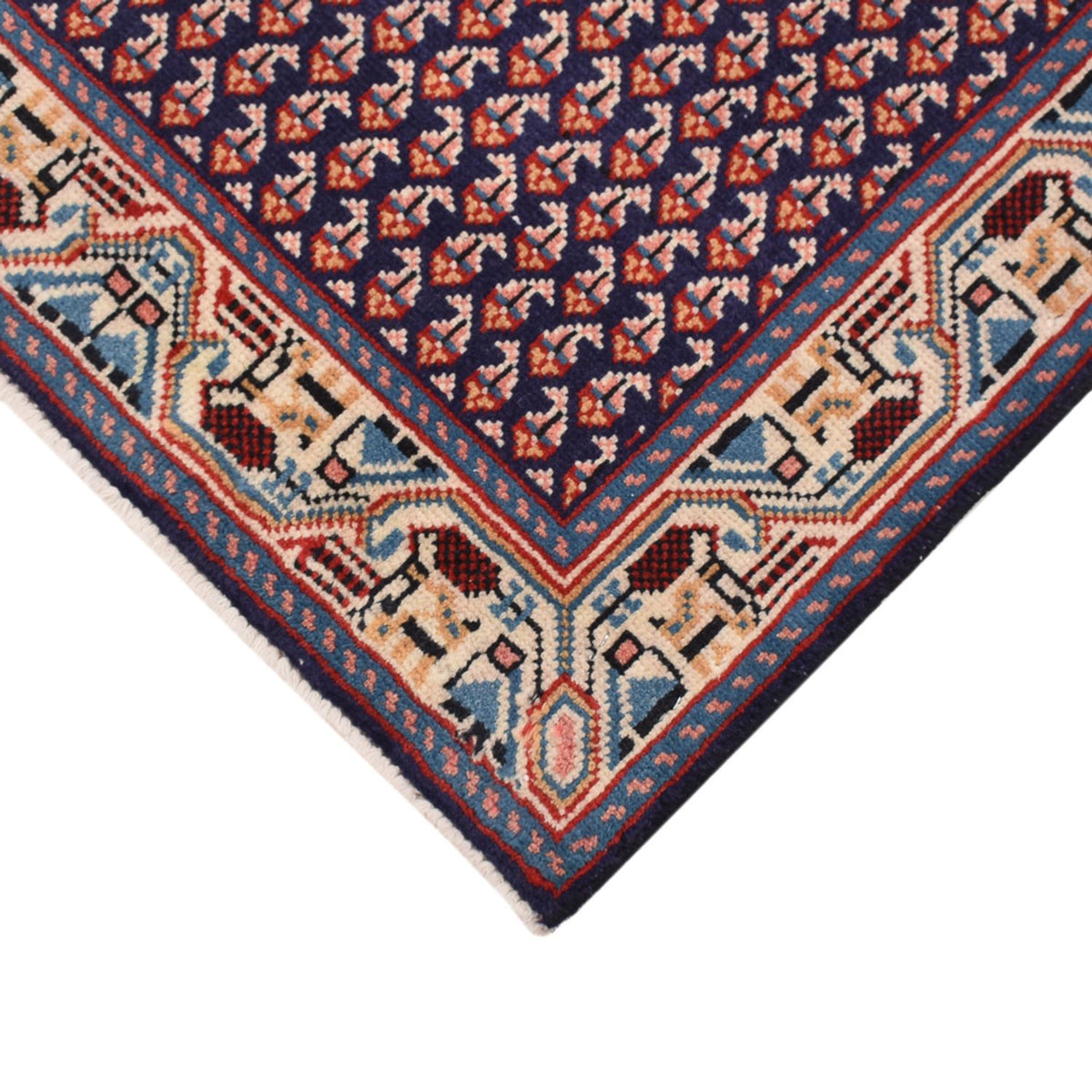 Persisk tæppe - Nomadisk firkantet  - 72 x 61 cm - lilla