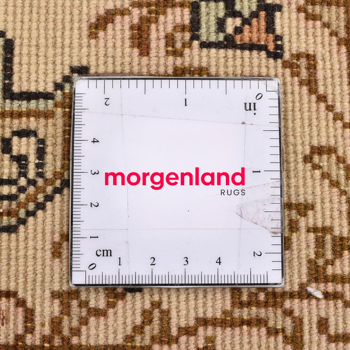 Persisk tæppe - Nomadisk - 74 x 46 cm - sand