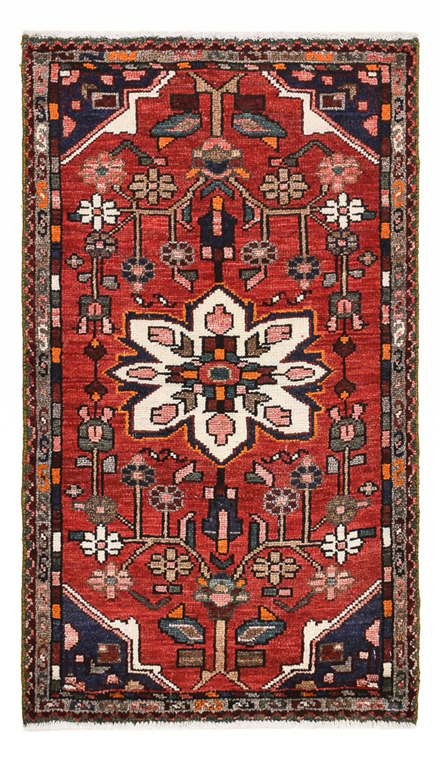 Persisk tæppe - Nomadisk - 100 x 60 cm - rød