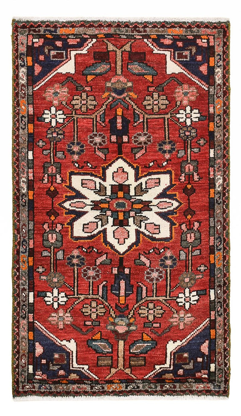 Persisk tæppe - Nomadisk - 100 x 60 cm - rød