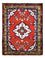 Persisk tæppe - Nomadisk - 80 x 61 cm - rød