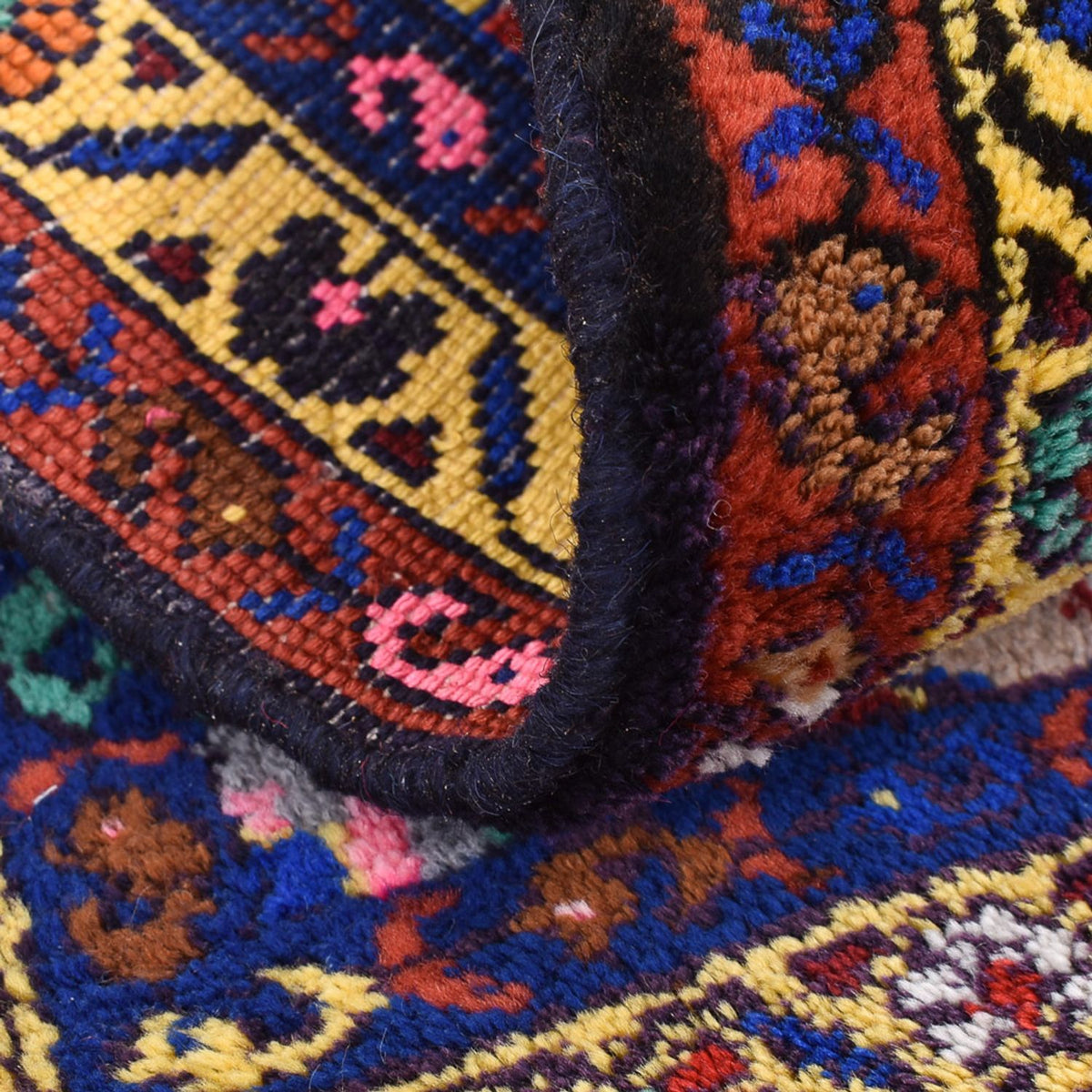 Persisk tæppe - Nomadisk - 80 x 61 cm - rød