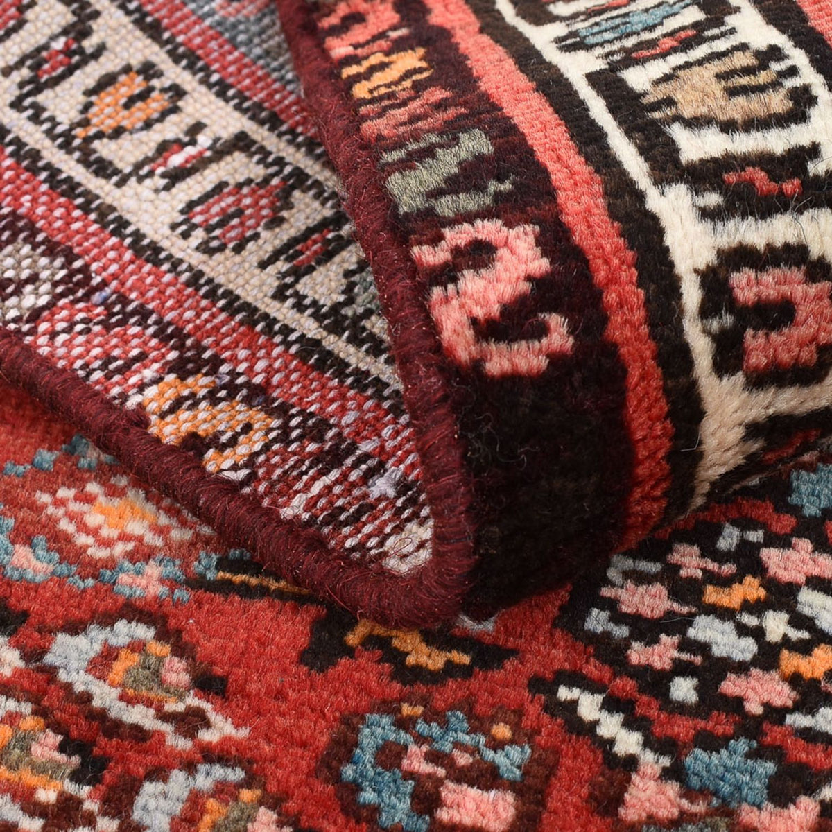 Persisk tæppe - Nomadisk - 95 x 65 cm - rød