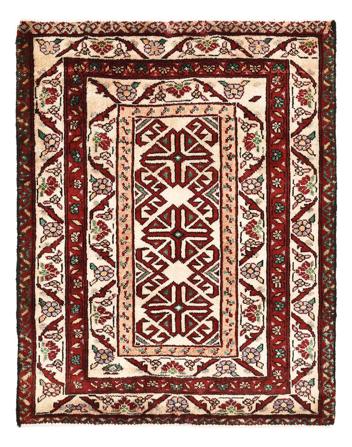 Persisk tæppe - Nomadisk - 85 x 66 cm - flerfarvet