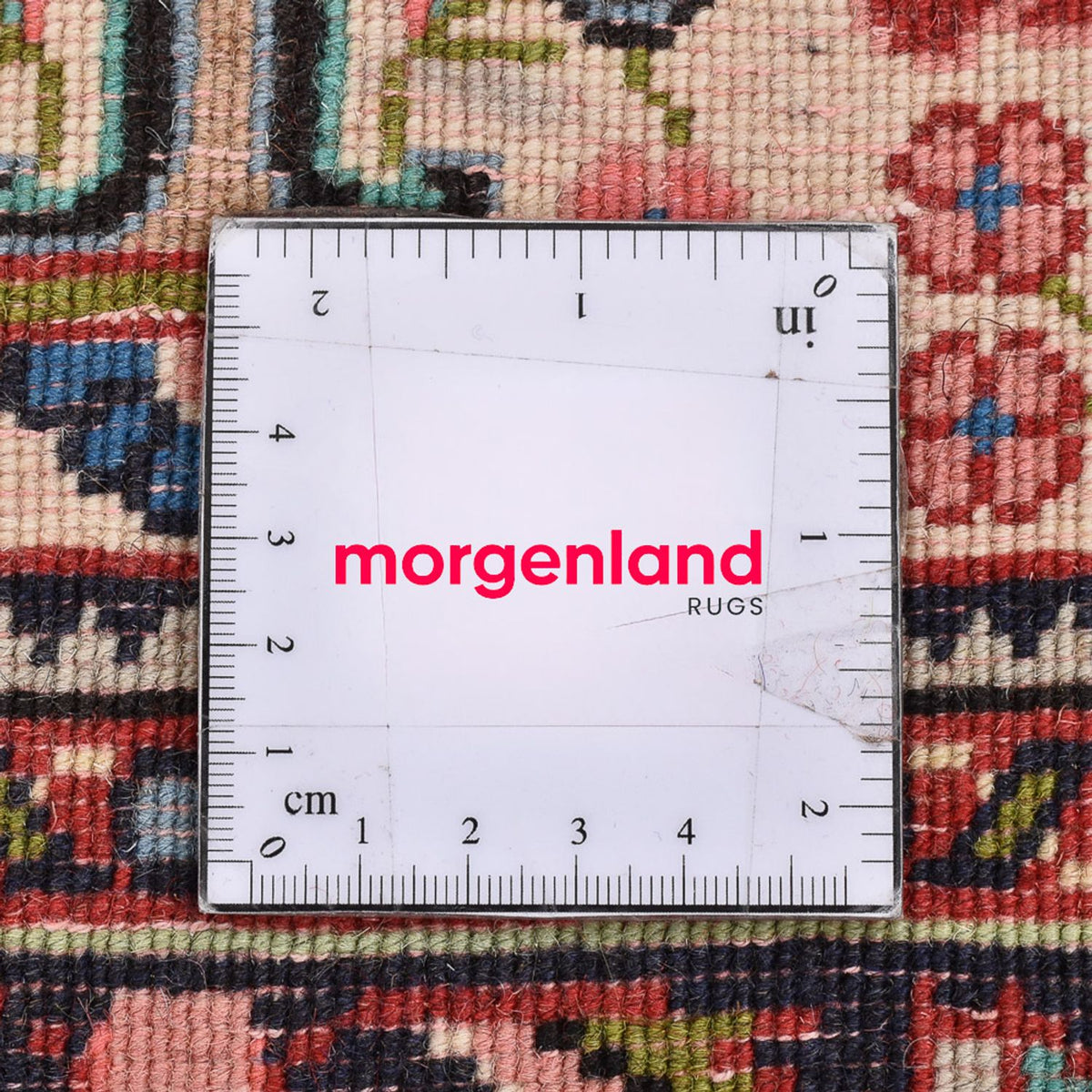 Persisk tæppe - Nomadisk firkantet  - 65 x 57 cm - flerfarvet