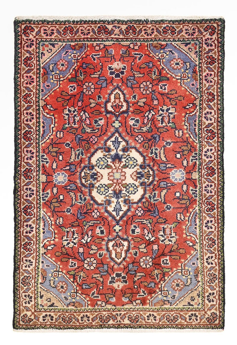 Persisk tæppe - Nomadisk - 88 x 60 cm - rød
