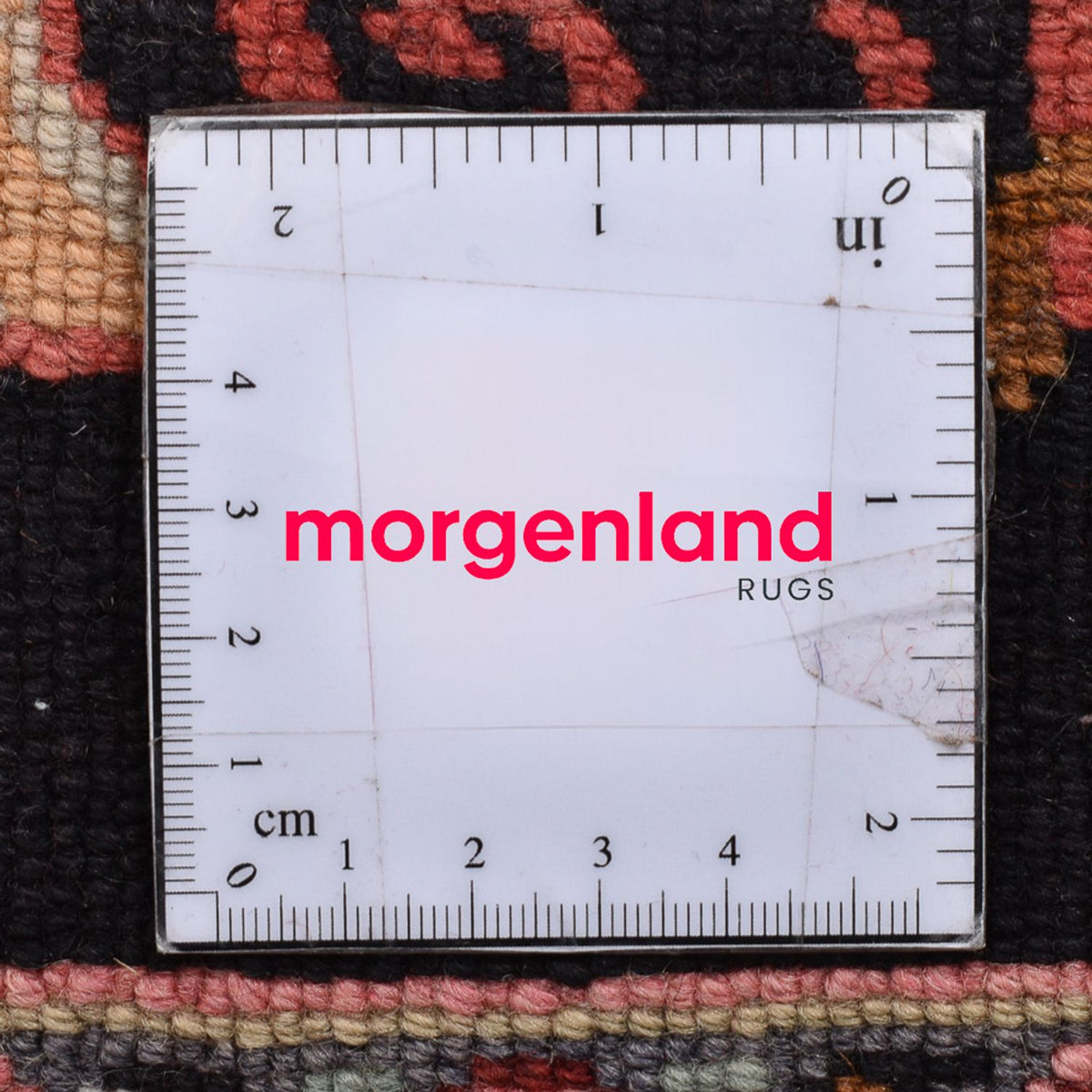 Persisk tæppe - Nomadisk - 85 x 68 cm - mørkeblå