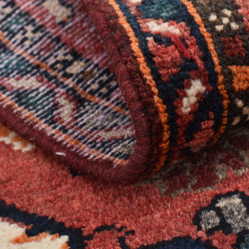 Persisk tæppe - Nomadisk - 92 x 57 cm - lysrød