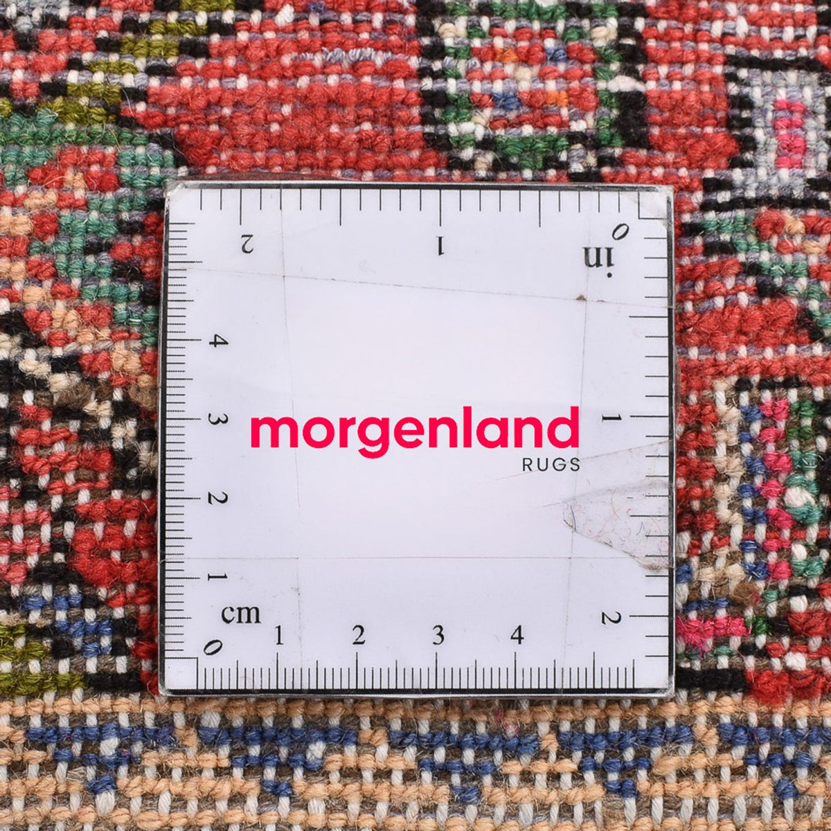 Persisk tæppe - Nomadisk - 102 x 63 cm - lysrød