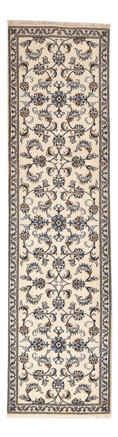Løber Persisk tæppe - Nain - 311 x 79 cm - beige