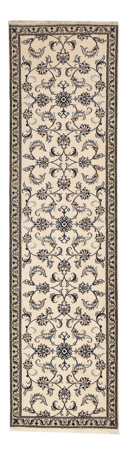 Løber Persisk tæppe - Nain - 297 x 79 cm - beige
