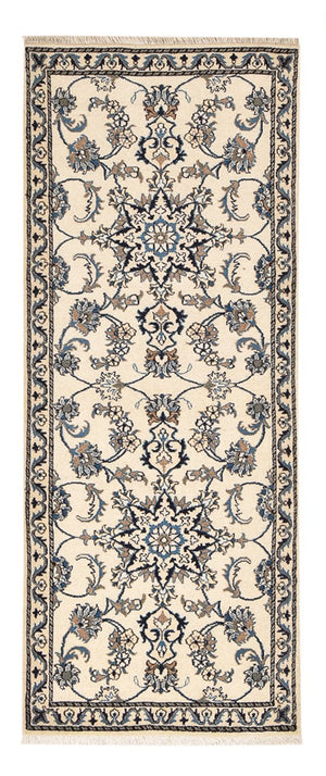 Løber Persisk tæppe - Nain - 204 x 80 cm - beige