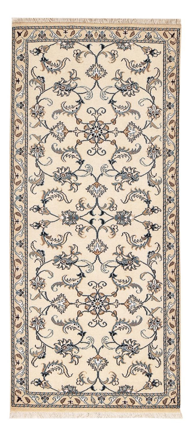 Løber Persisk tæppe - Nain - 182 x 79 cm - beige