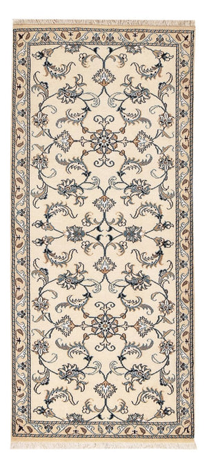 Løber Persisk tæppe - Nain - 182 x 79 cm - beige