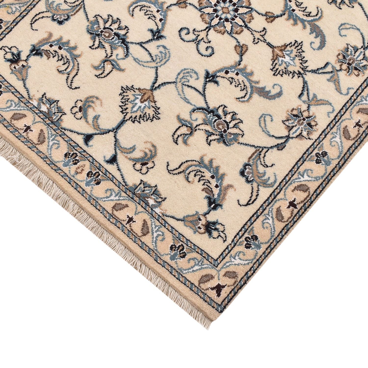Løber Persisk tæppe - Nain - 182 x 79 cm - beige