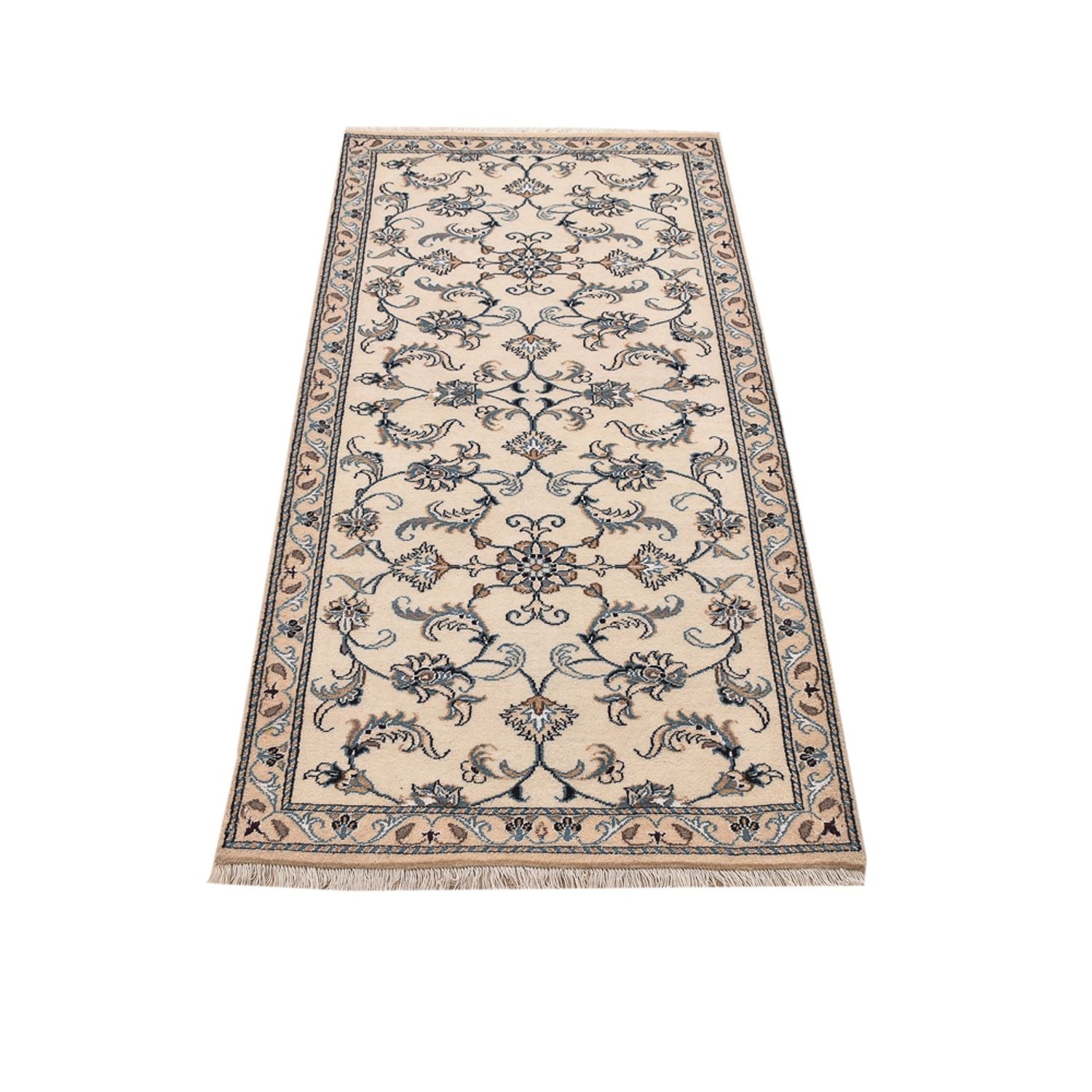 Løber Persisk tæppe - Nain - 182 x 79 cm - beige