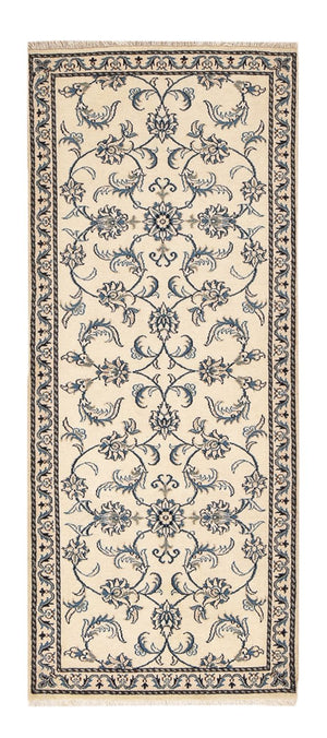 Løber Persisk tæppe - Nain - 200 x 80 cm - beige