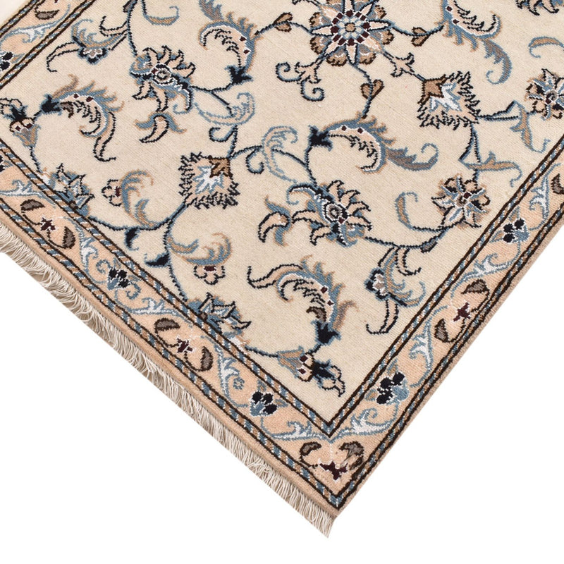 Løber Persisk tæppe - Nain - 200 x 80 cm - beige