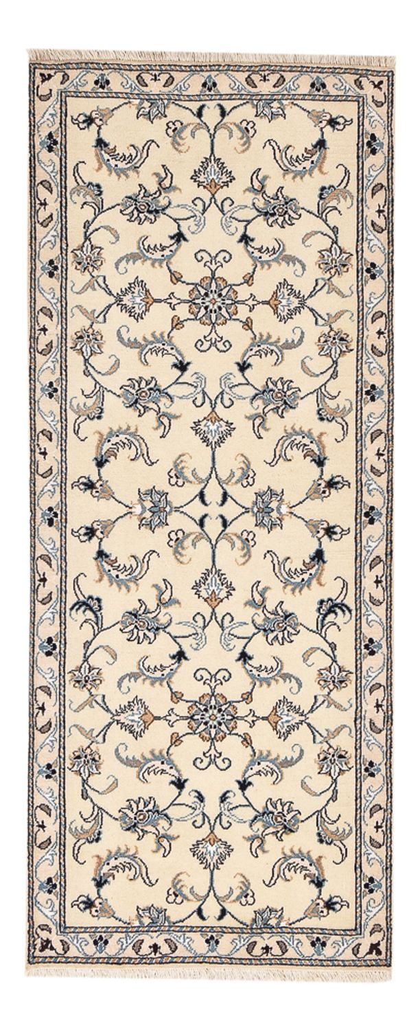 Løber Persisk tæppe - Nain - 193 x 80 cm - beige