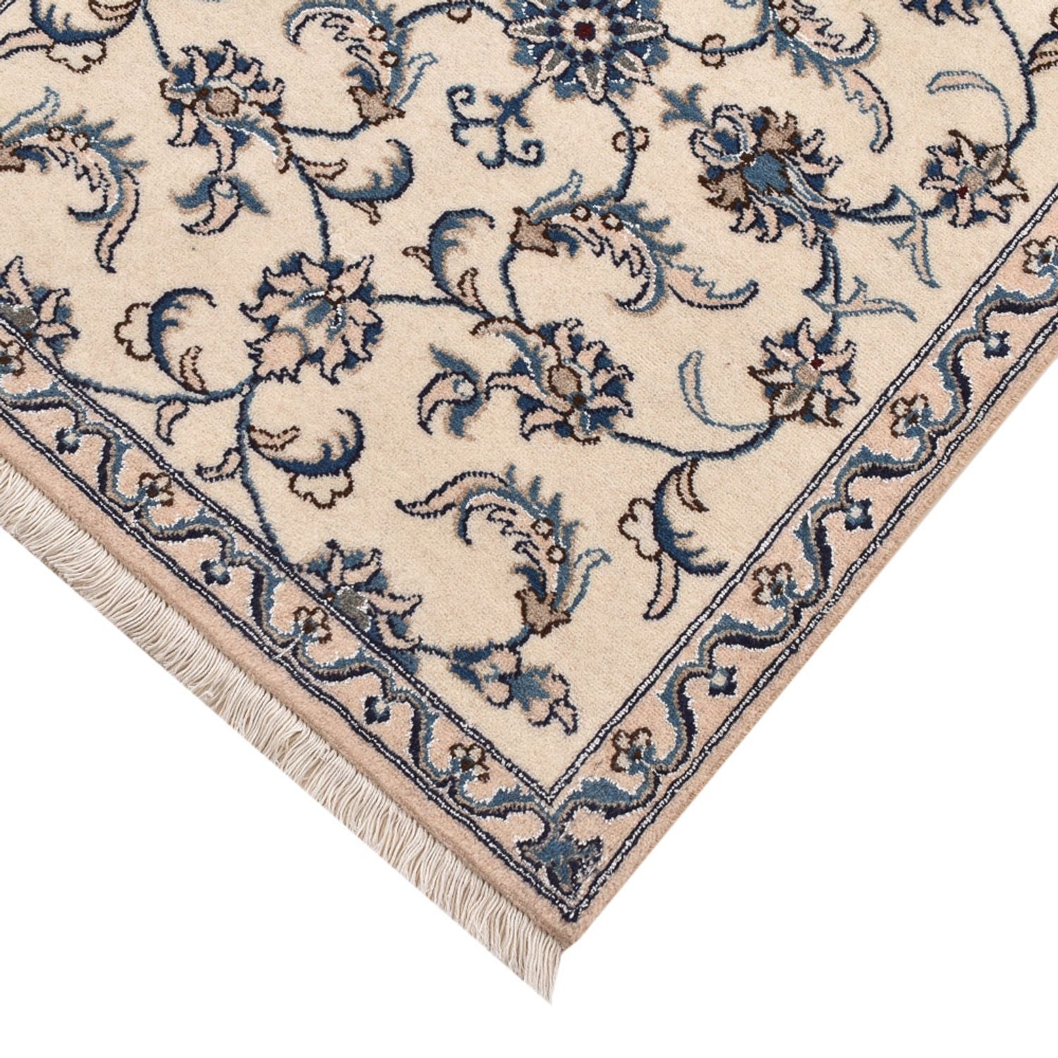 Løber Persisk tæppe - Nain - 190 x 80 cm - beige