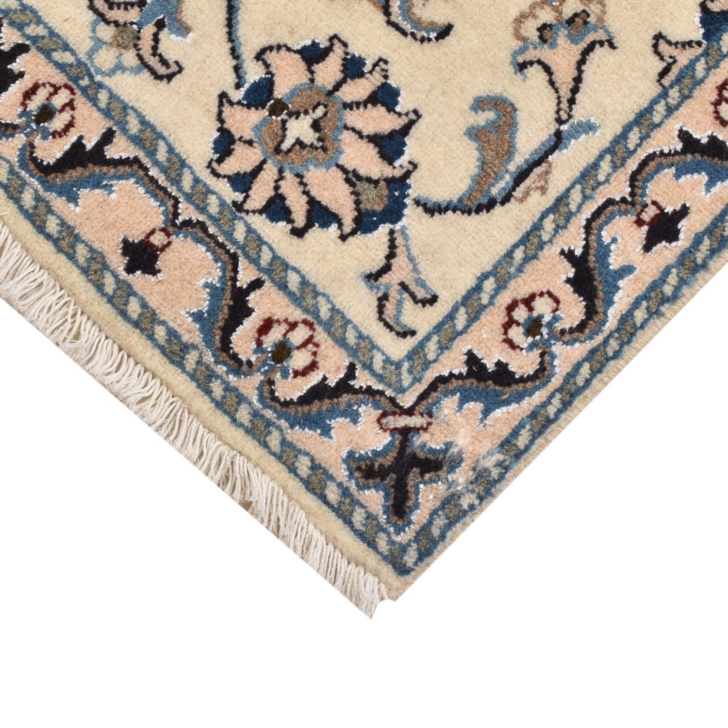 Persisk tæppe - Nain - 93 x 60 cm - beige