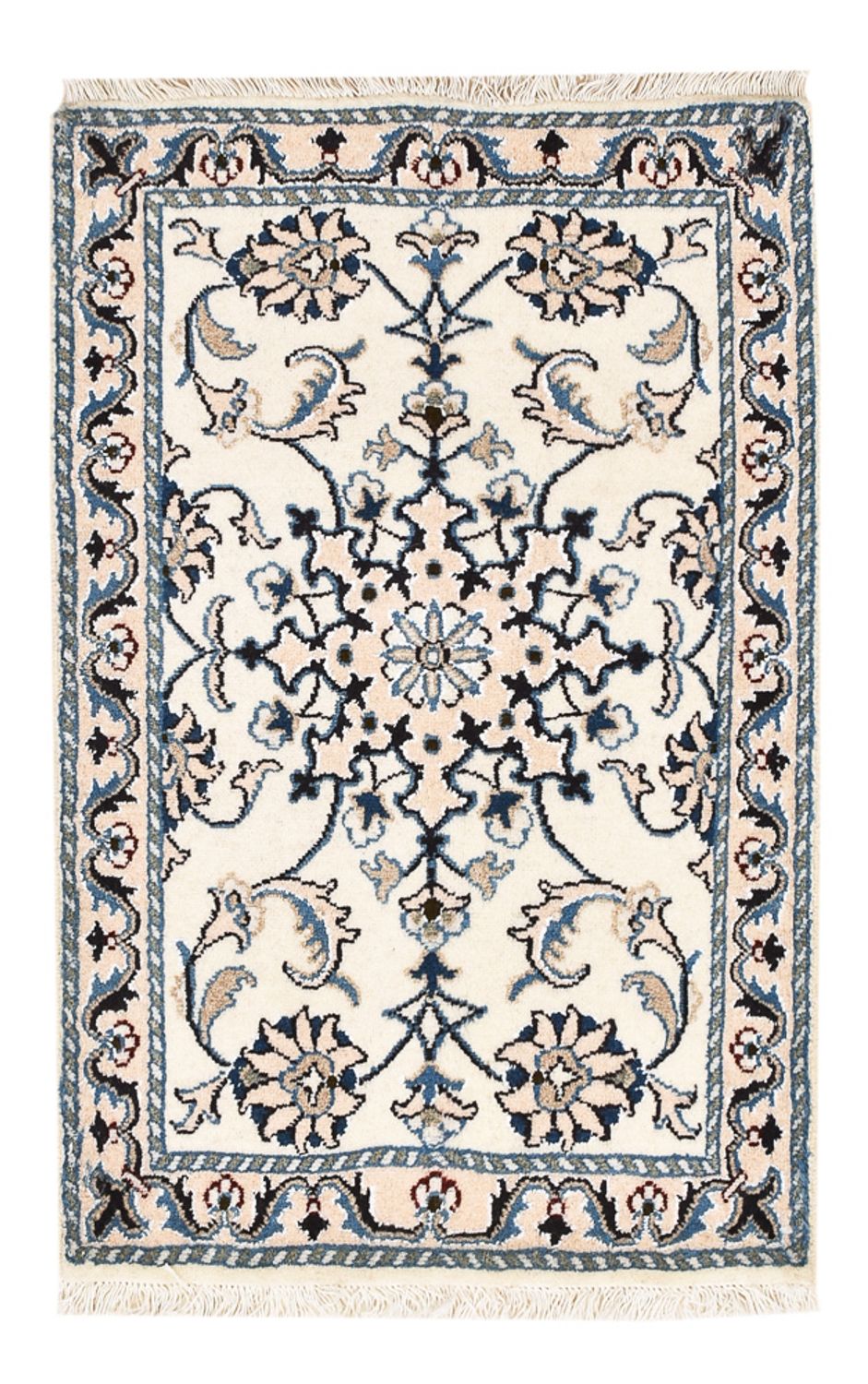 Persisk tæppe - Nain - 92 x 60 cm - beige