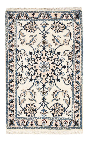 Persisk tæppe - Nain - 92 x 60 cm - beige