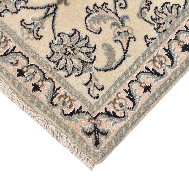 Persisk tæppe - Nain - 87 x 60 cm - beige