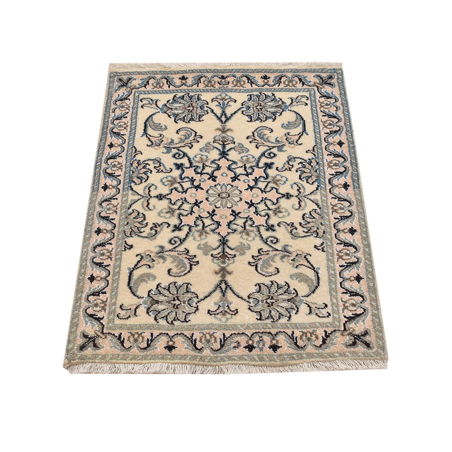Persisk tæppe - Nain - 87 x 60 cm - beige