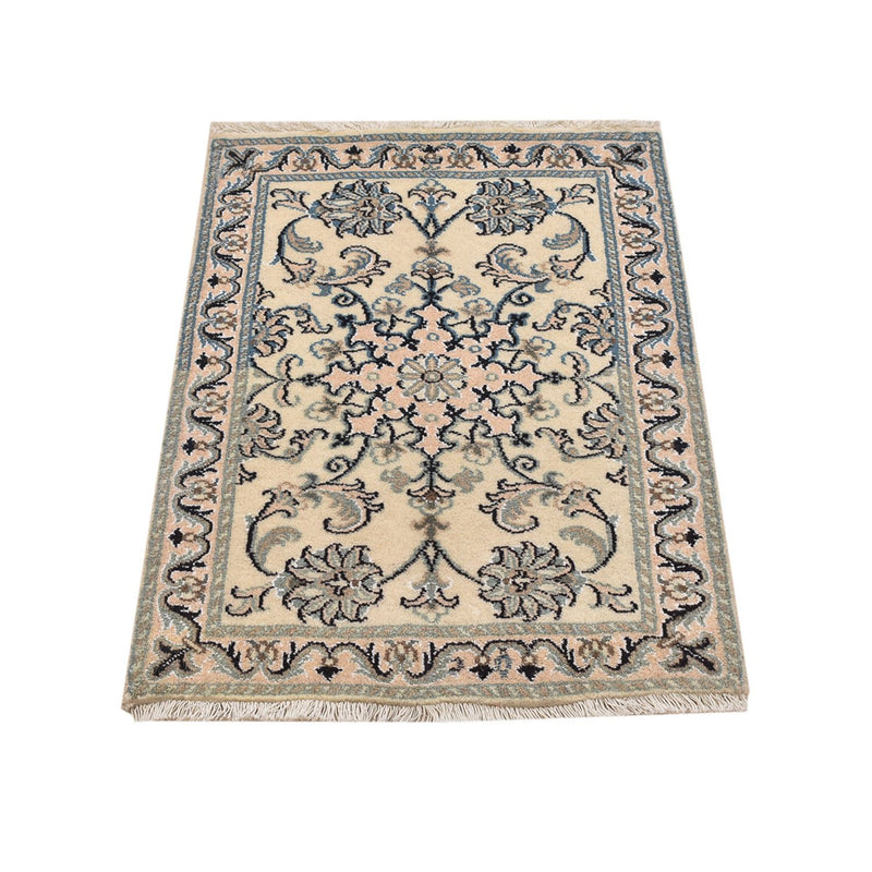 Persisk tæppe - Nain - 87 x 60 cm - beige