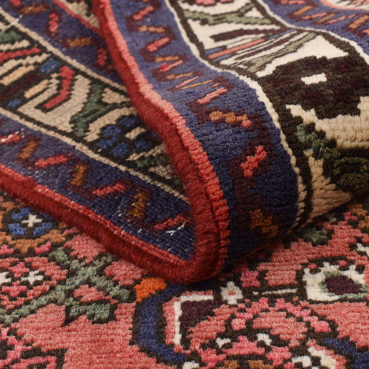 Løber Persisk tæppe - Nomadisk - 186 x 80 cm - mørkerød