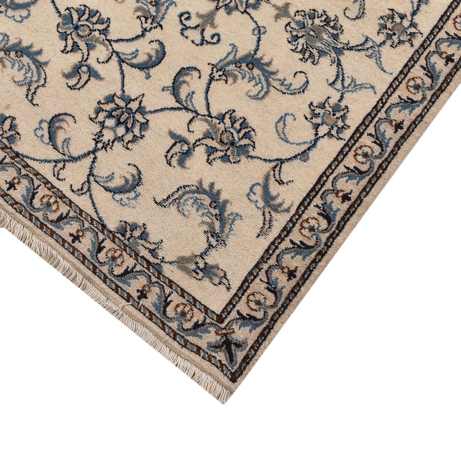 Løber Persisk tæppe - Nain - 300 x 80 cm - beige