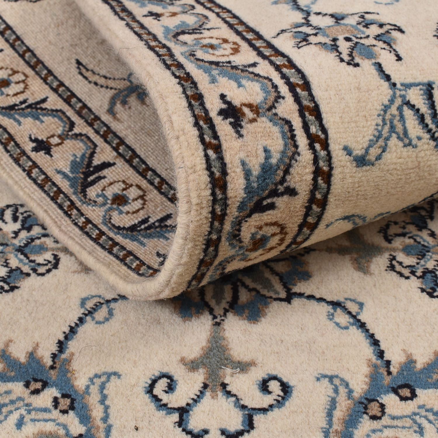 Løber Persisk tæppe - Nain - 300 x 80 cm - beige
