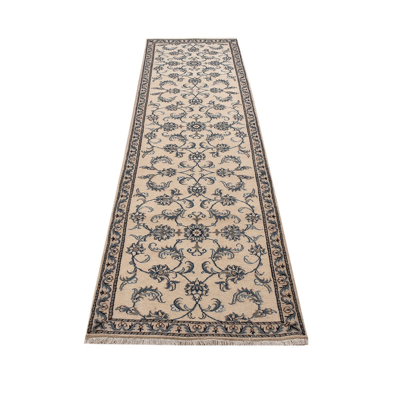 Løber Persisk tæppe - Nain - 300 x 80 cm - beige