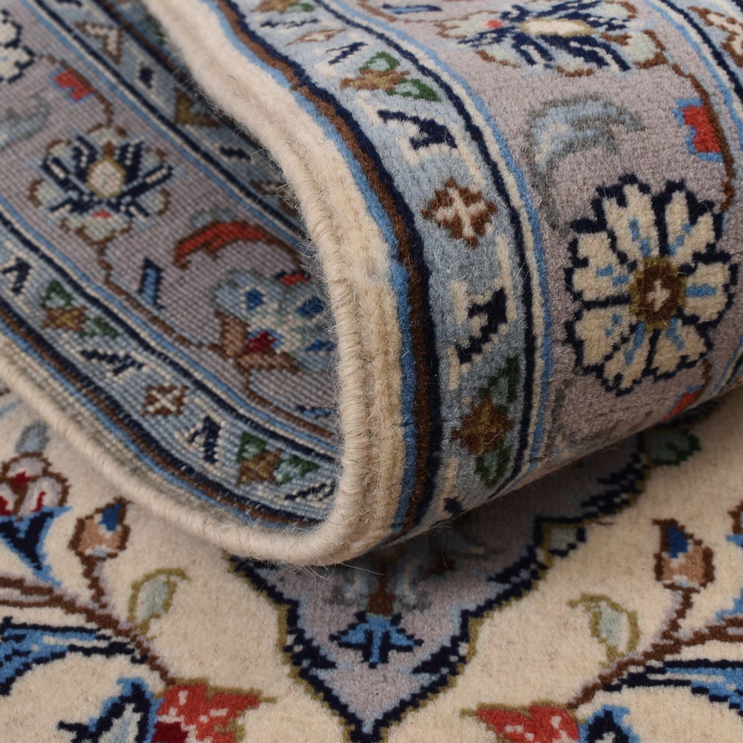 Løber Persisk tæppe - Keshan - 311 x 80 cm - beige