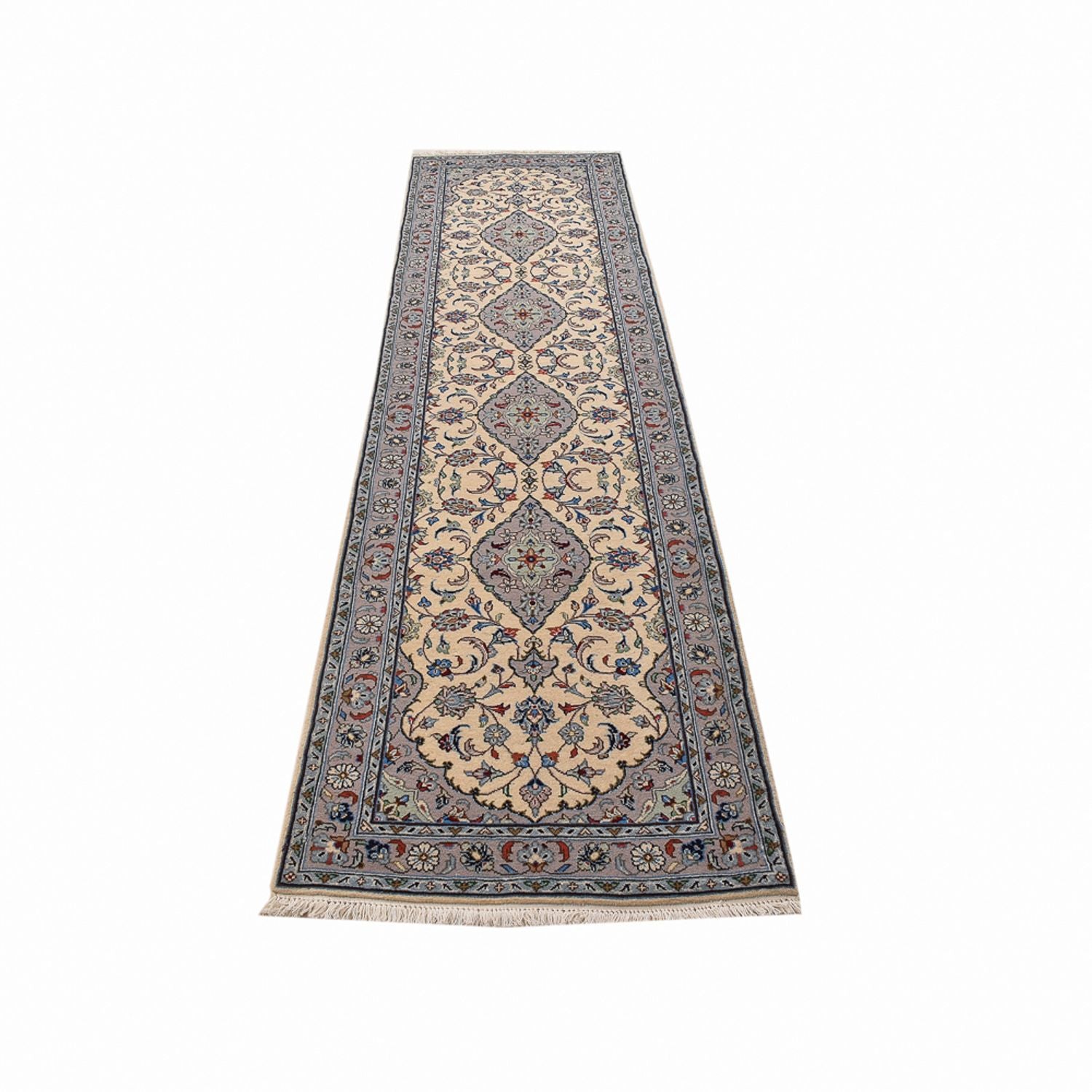 Løber Persisk tæppe - Keshan - 311 x 80 cm - beige