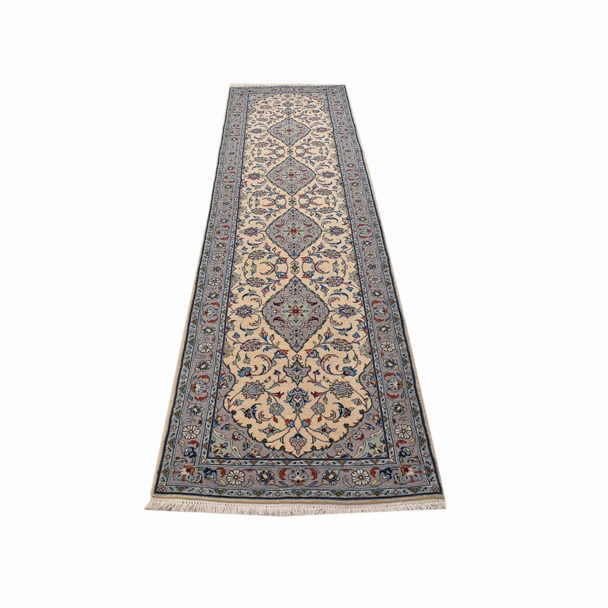 Løber Persisk tæppe - Keshan - 311 x 80 cm - beige