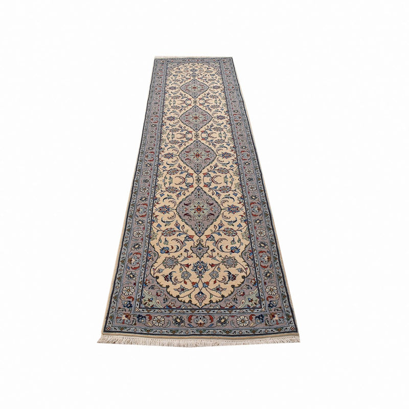 Løber Persisk tæppe - Keshan - 311 x 80 cm - beige