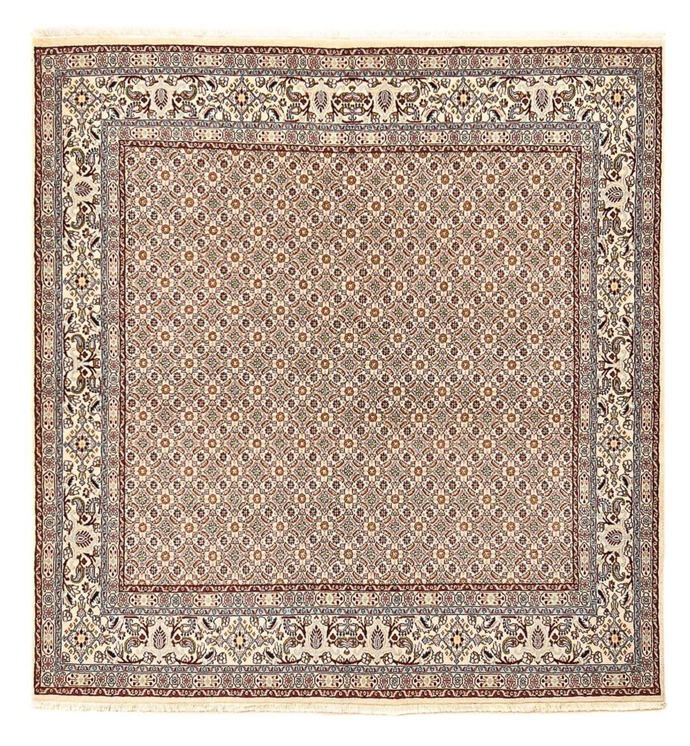 Persisk tæppe - Classic firkantet  - 202 x 193 cm - lys brun