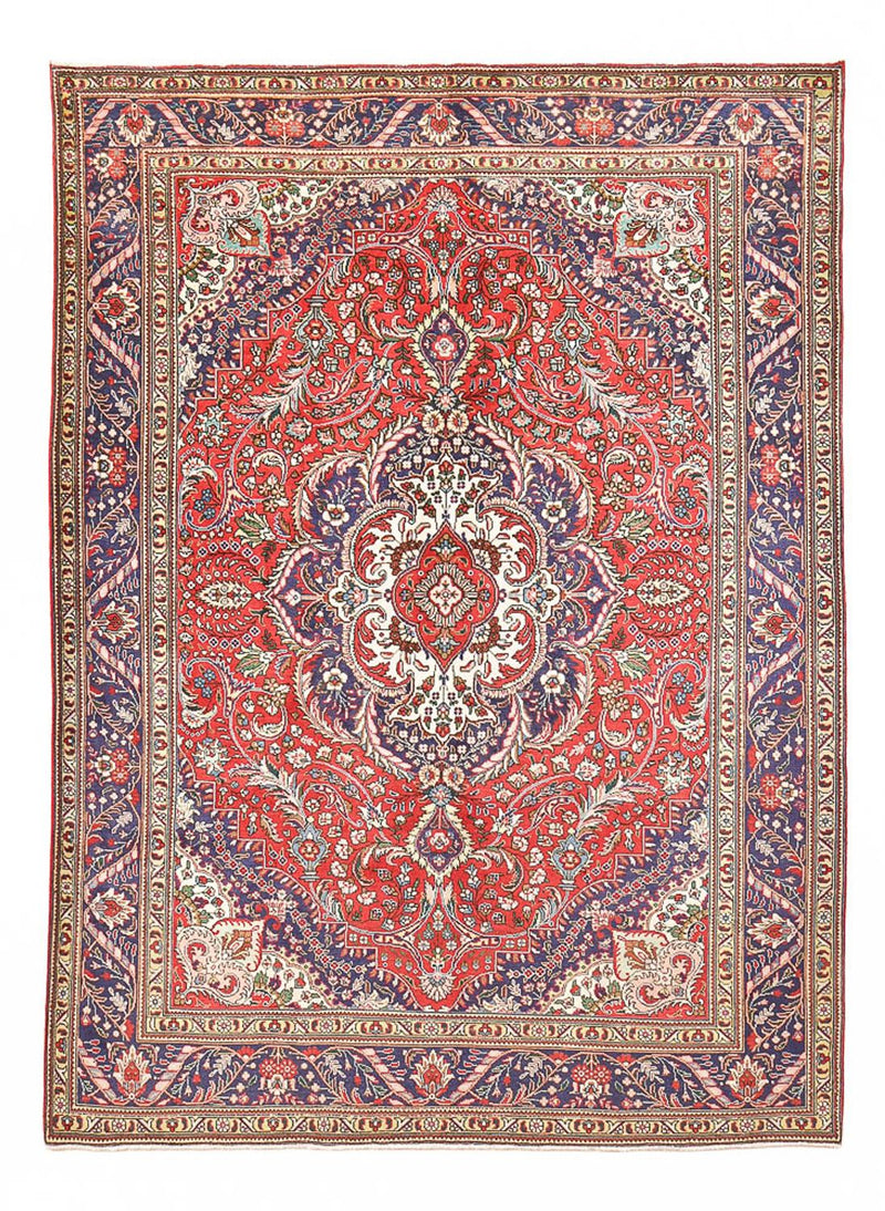 Persisk tæppe - Tabriz - 342 x 248 cm - rød