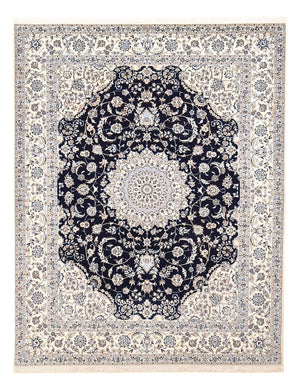 Persisk tæppe - Nain - Premium særlig form  - 211 x 269 cm - mørkeblå
