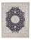 Persisk tæppe - Nain - Premium særlig form  - 211 x 269 cm - mørkeblå