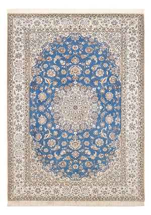 Persisk tæppe - Nain - Premium - 221 x 159 cm - blå