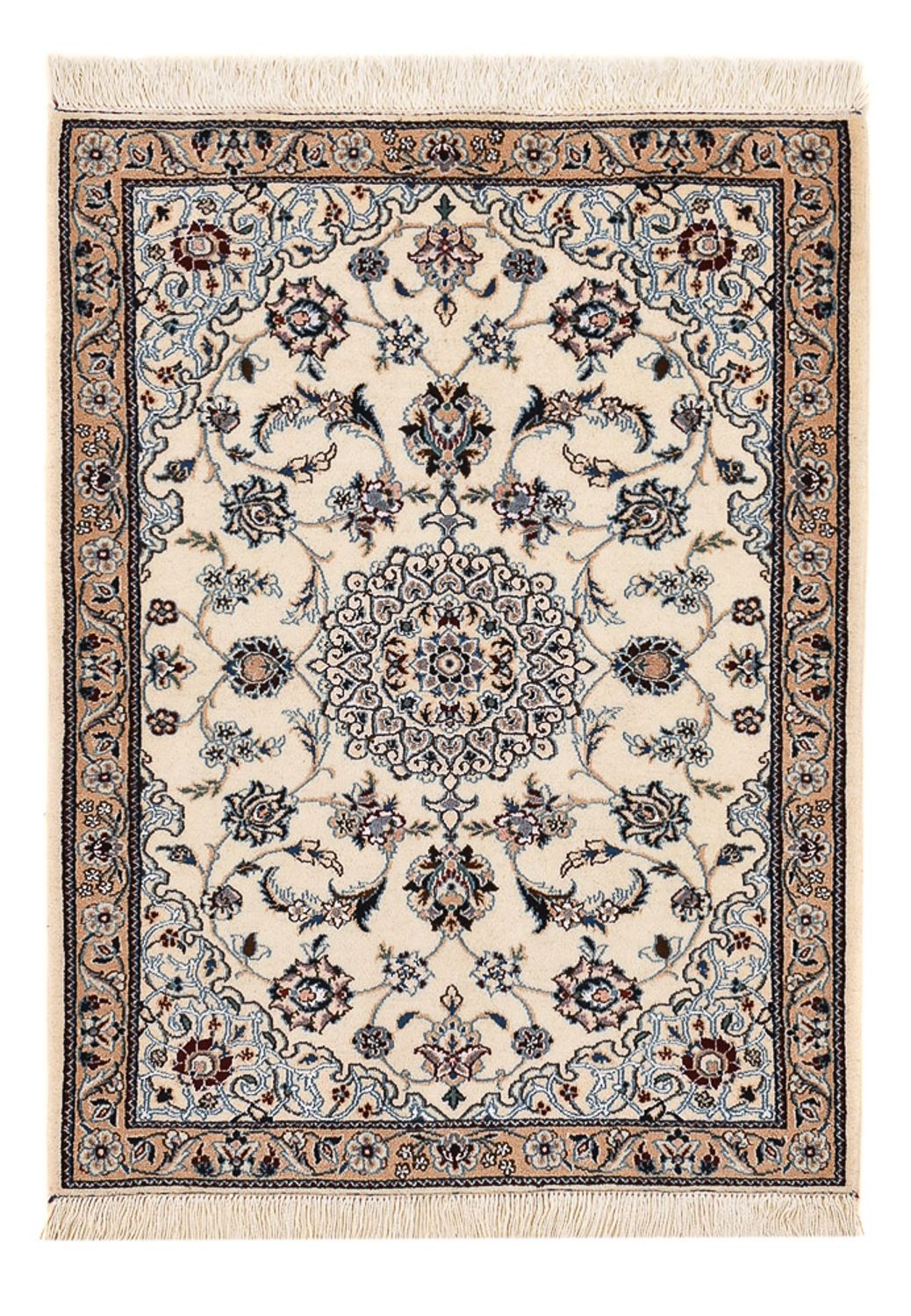 Persisk tæppe - Nain - Royal - 87 x 66 cm - creme